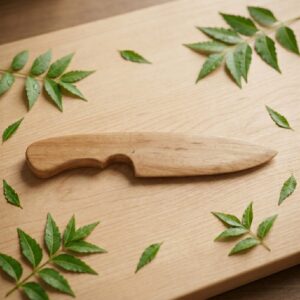neem wood knife