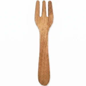 kids wooden fork – neem wood
