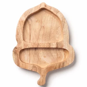 montessori neem wooden leaf plate